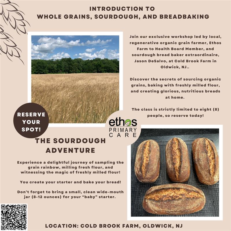 Introduction to Whole Grains, Sourdough, and Breadbaking